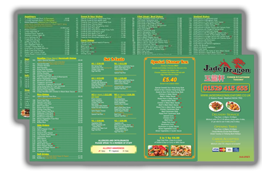 Jade dragon menu discount
